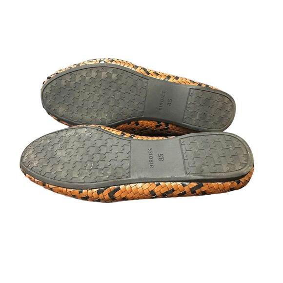Birdies Women's Starling Woven Flats Cognac Basket Weave Sz 8.5 - Picture 7 of 8